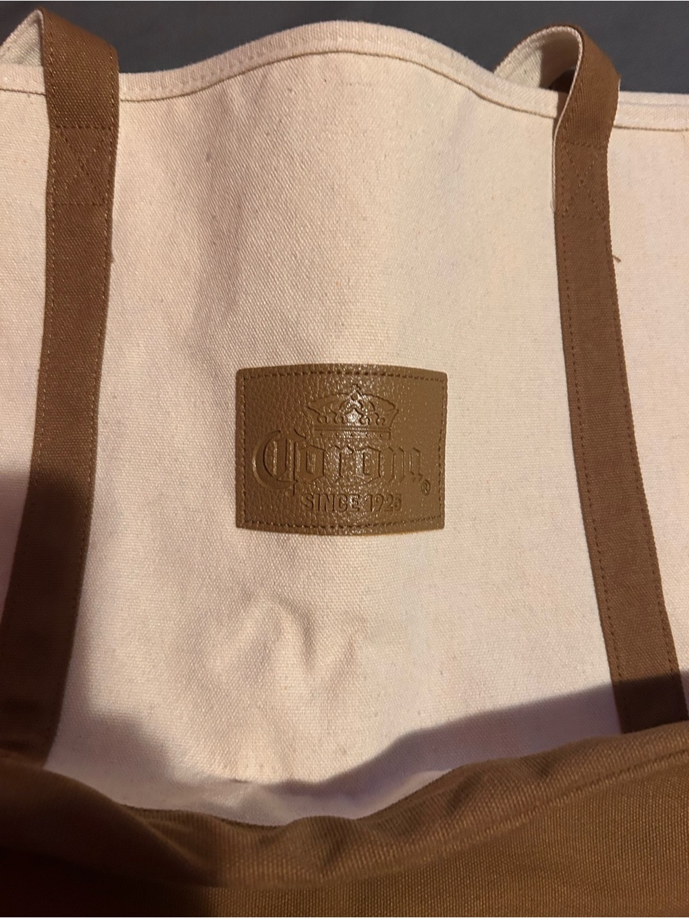 Corona Canvas Tote Bag
